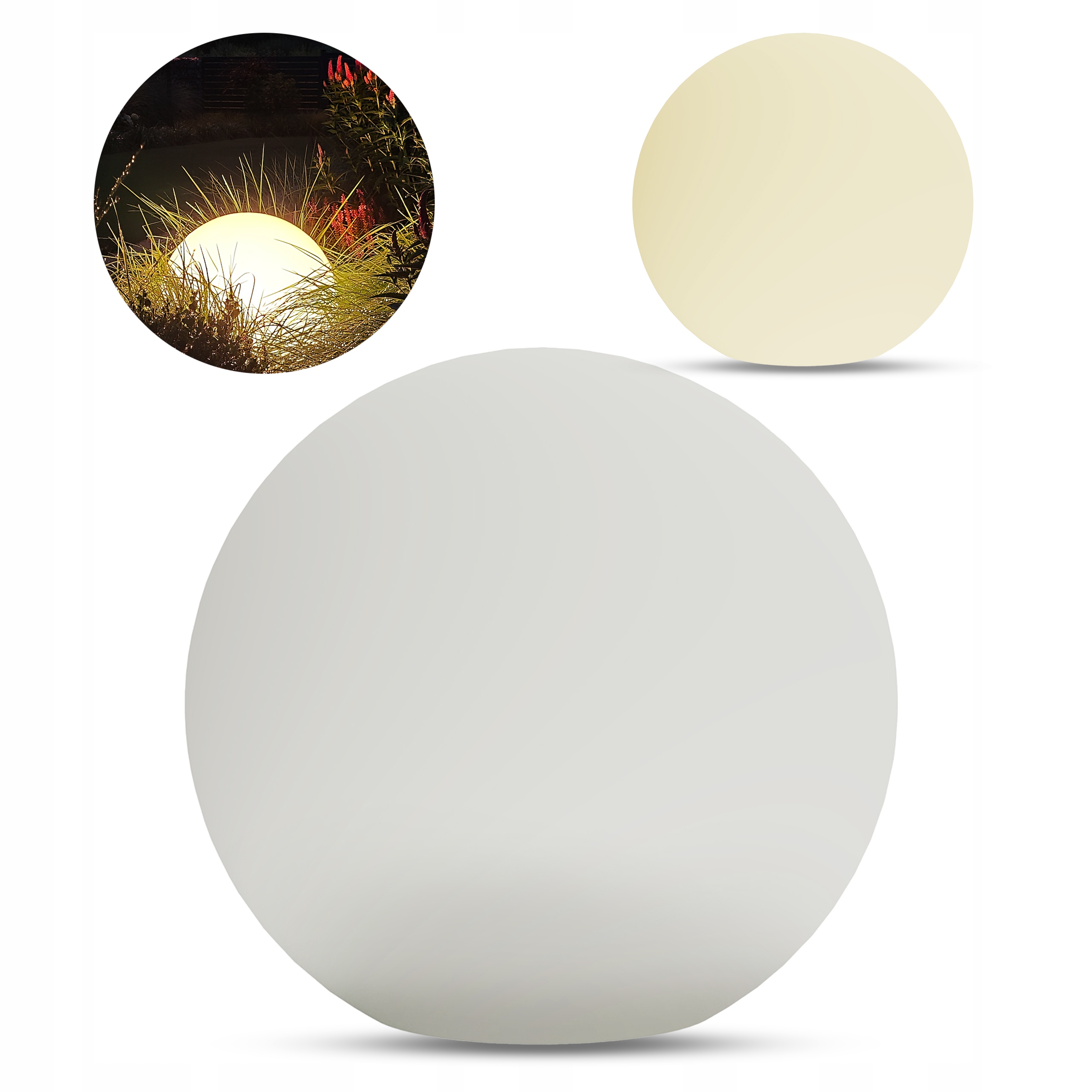 Zahradní Lampa 400 MM Koule Globo 40 CM 1xE27