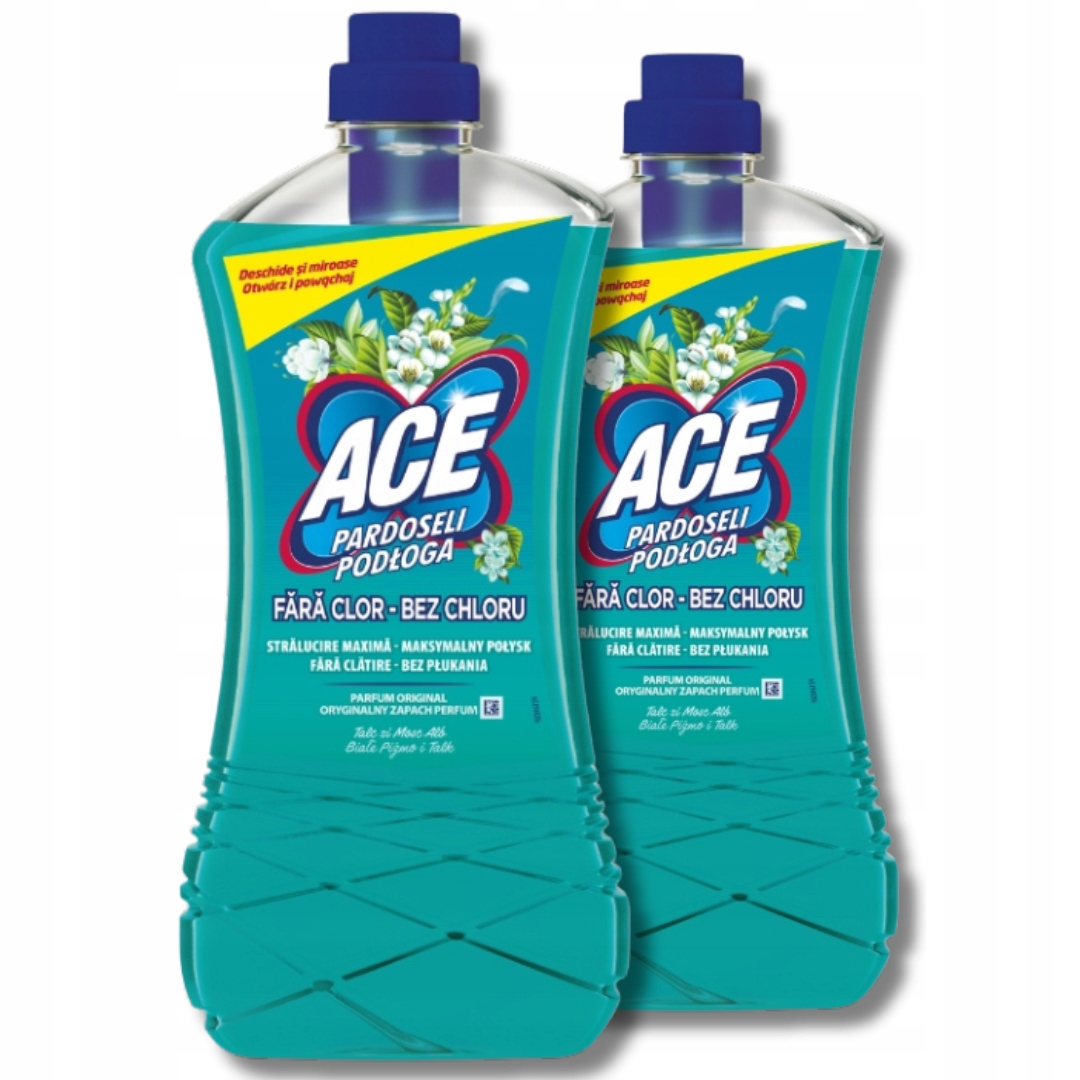 ACE Płyn do podłóg Białe Piżmo 2x1l
