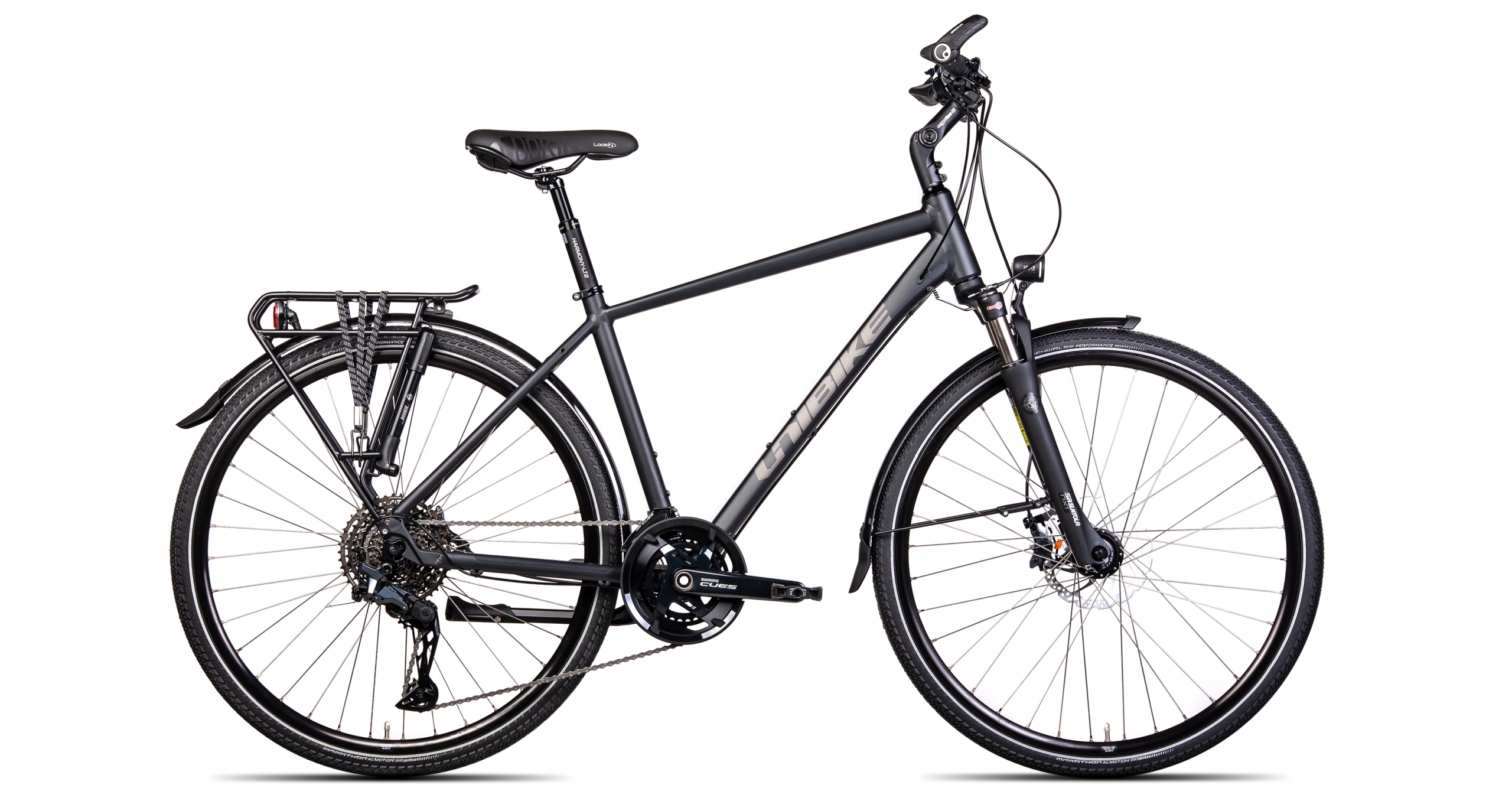 Rower trekkingowy Unibike Globetrotter M-21 Szary 2024