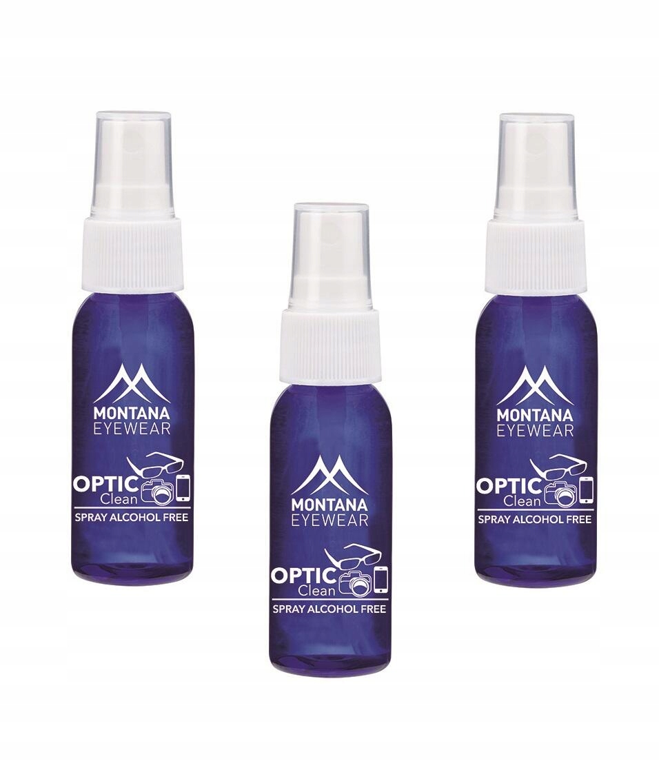 SPRAY PŁYN MONTANA DO CZYSZCZENIA OKULARÓW EKRANÓW