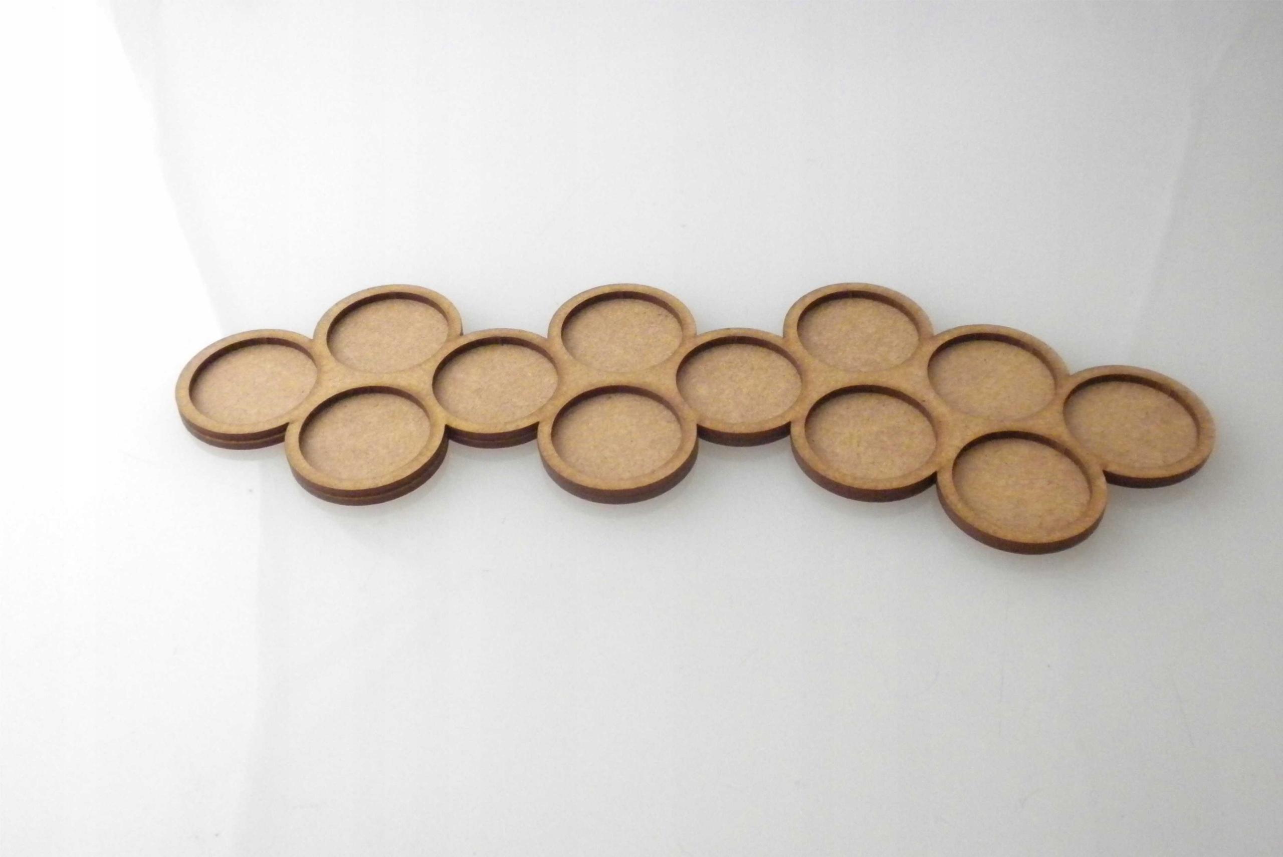 Movement Tray 25x12 mm Trays Mdf , tacka 2 szt.