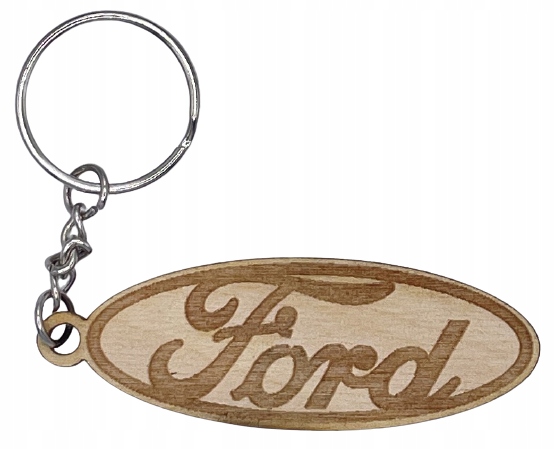 

Drewniany brelok do kluczykow Ford różne Marki aut