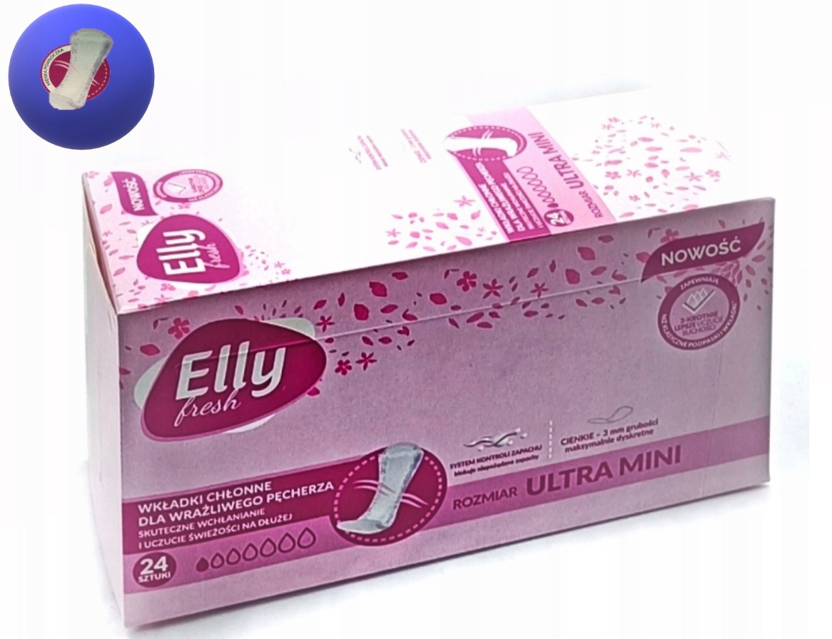 Elly Wkładki Chłonne Dla Wrażliwego Pęcherza Ultra