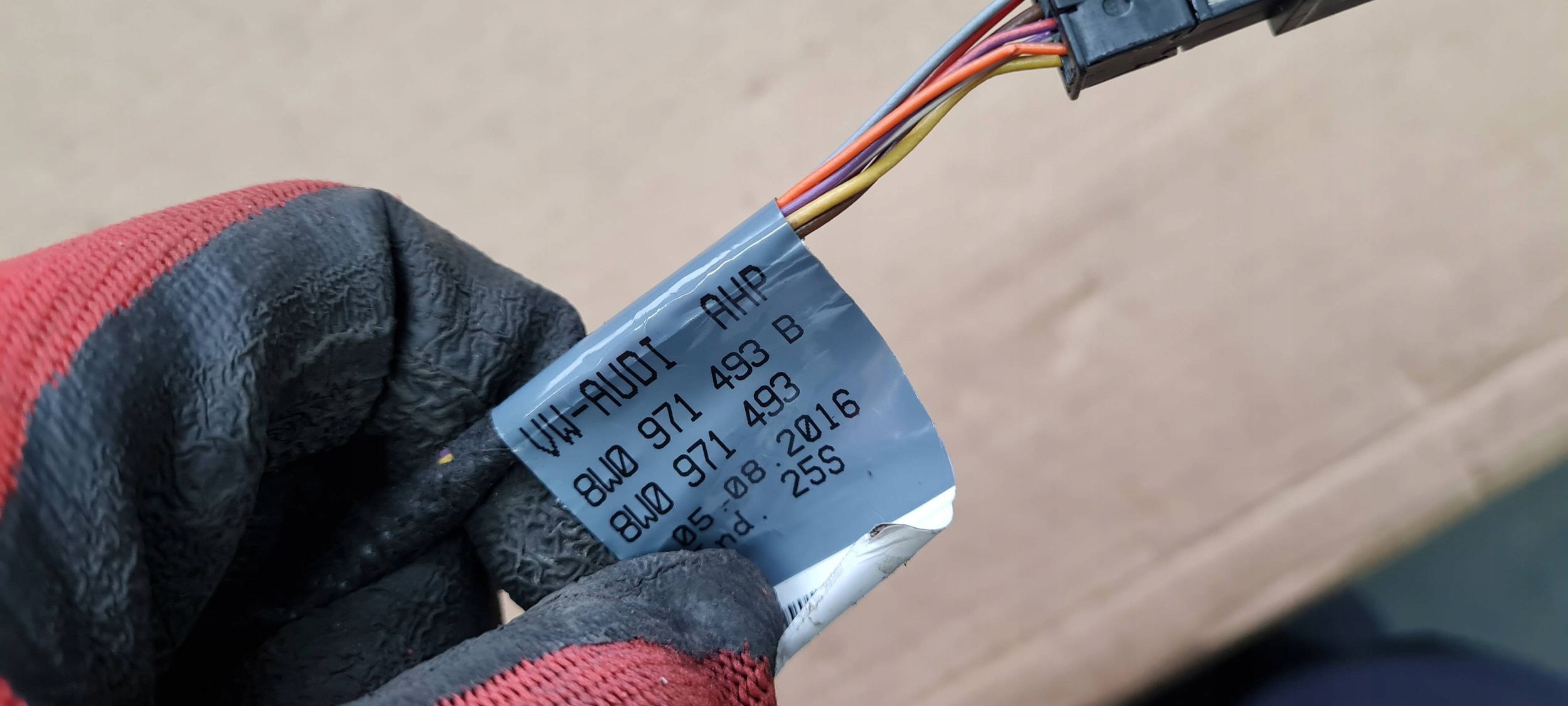 A5 8W bundle wiring KAMERY 8W0971493B A4 B9 8W