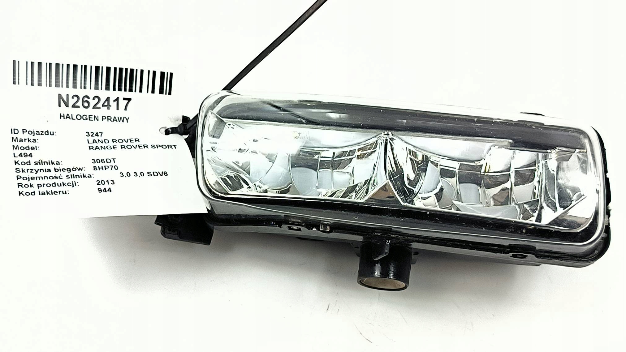 Nebelscheinwerfer rechts LAND ROVER RANGE ROVER SPORT L494