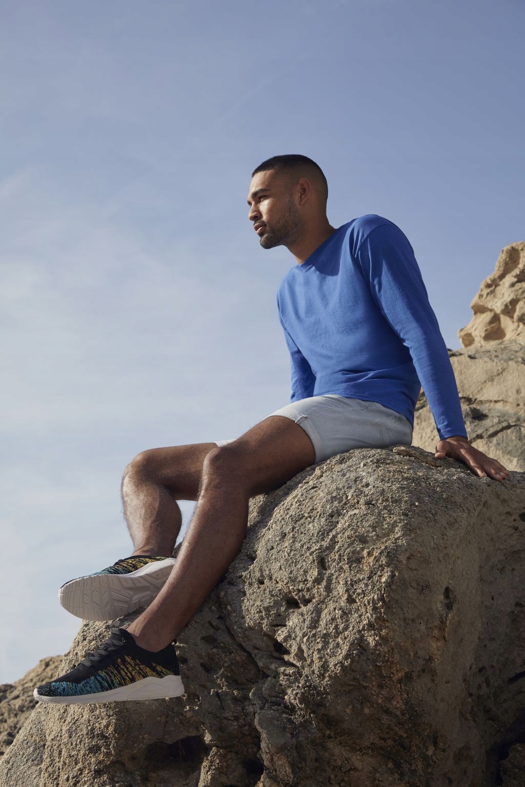 FRUIT OF THE LOOM KOSZULKA Z DŁ RĘKAWEM D.GREY M Rozmiar M