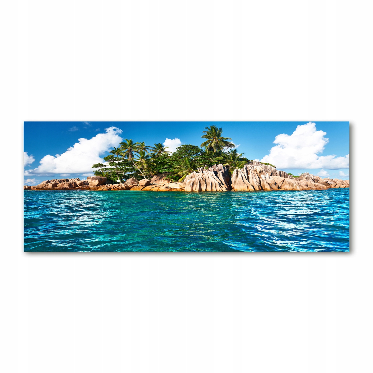 

Foto obraz szkło akryl Tropikalna wyspa 125x50 cm