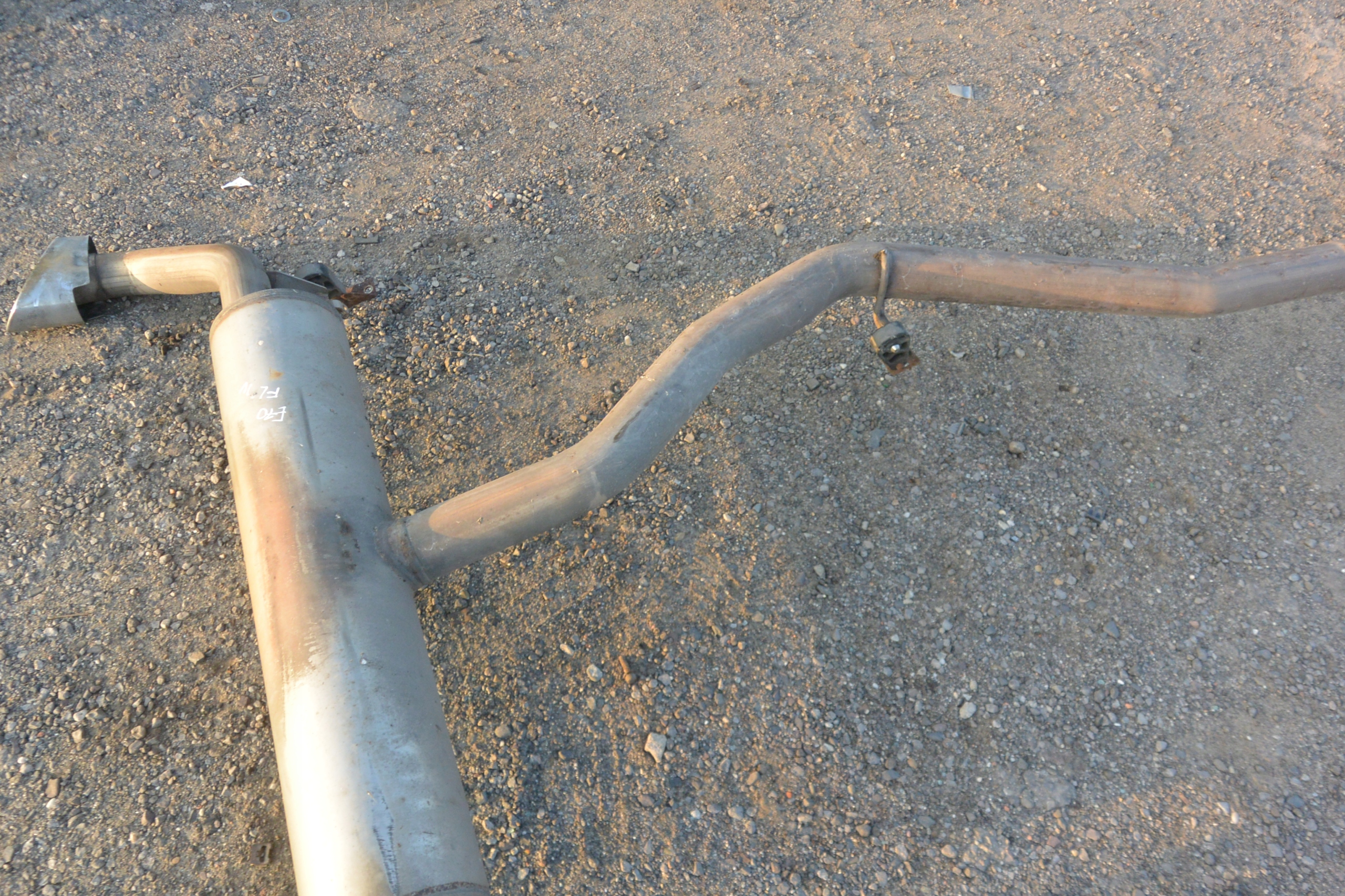 muffler, exhaust N57 3.0 KPL BMW X5 E70 X6 E71 LCI