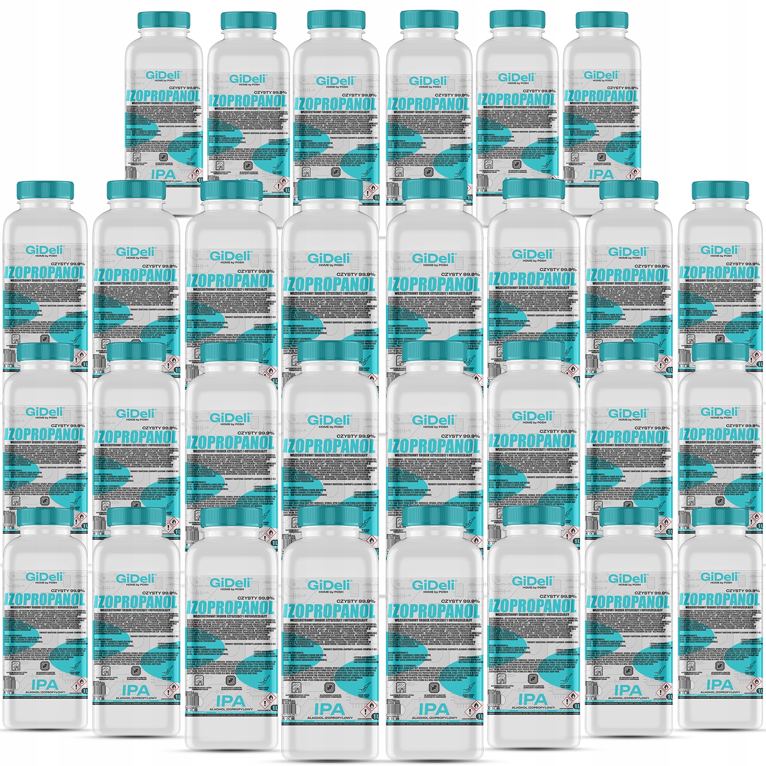 Isopropylalkohol 30x 1L GiDeli Ipa Isopropanol 99,9%