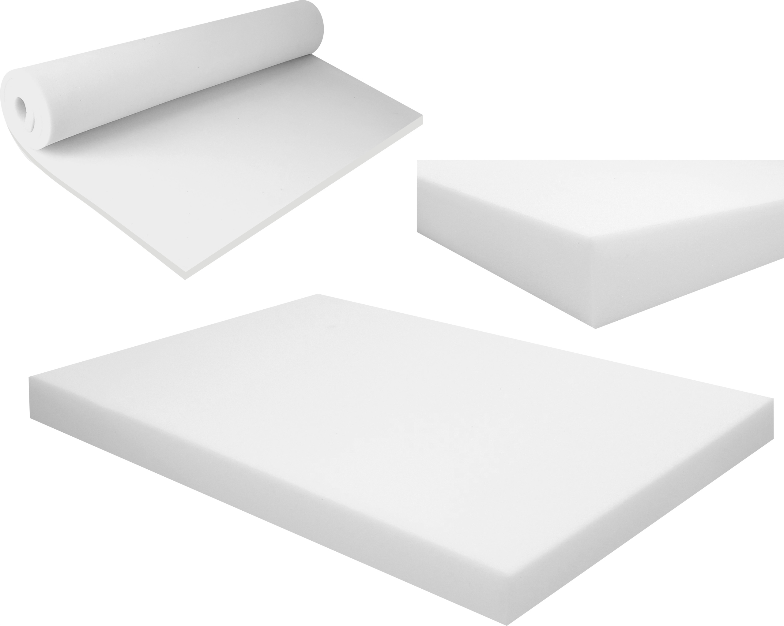 Обивочная пена мебельная губка T30 120x200x1 см