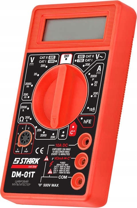 Multimetr cyfrowy DM-01T STARK Red Line