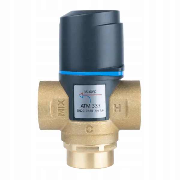 Termostatický zmiešavací ventil Atm 333, Gw 3/4", Kvs 1,6 Afriso 1233310