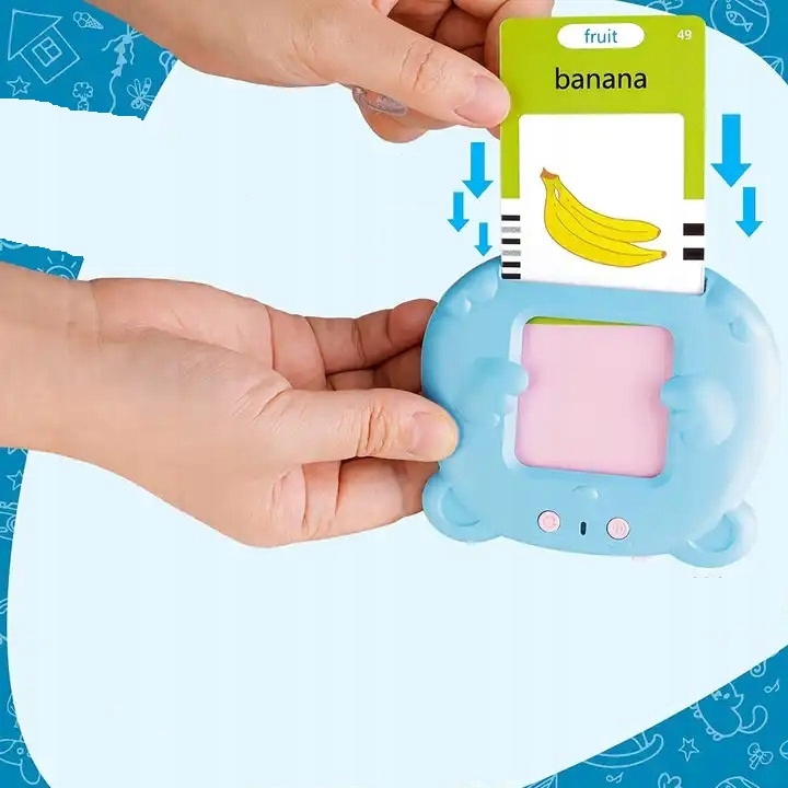 ZABAWKA DO NAUKI ANGIELSKIEGO DUŻO SŁÓWEK PREZENT DLA 3 4 5 LATKA Marka inna