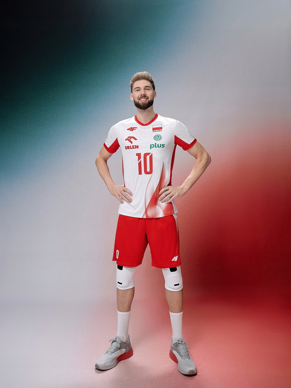 Tričko Reprezentační Pánské 4F Polské Volejbalové Bílé L