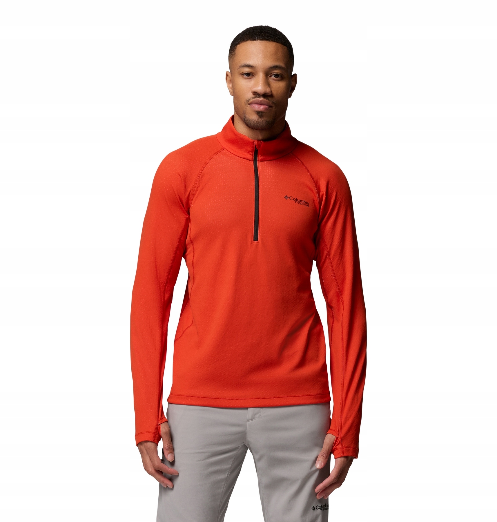 Longsleeve męski Columbia Driventure Half Zip czerwony 2136961845 r L