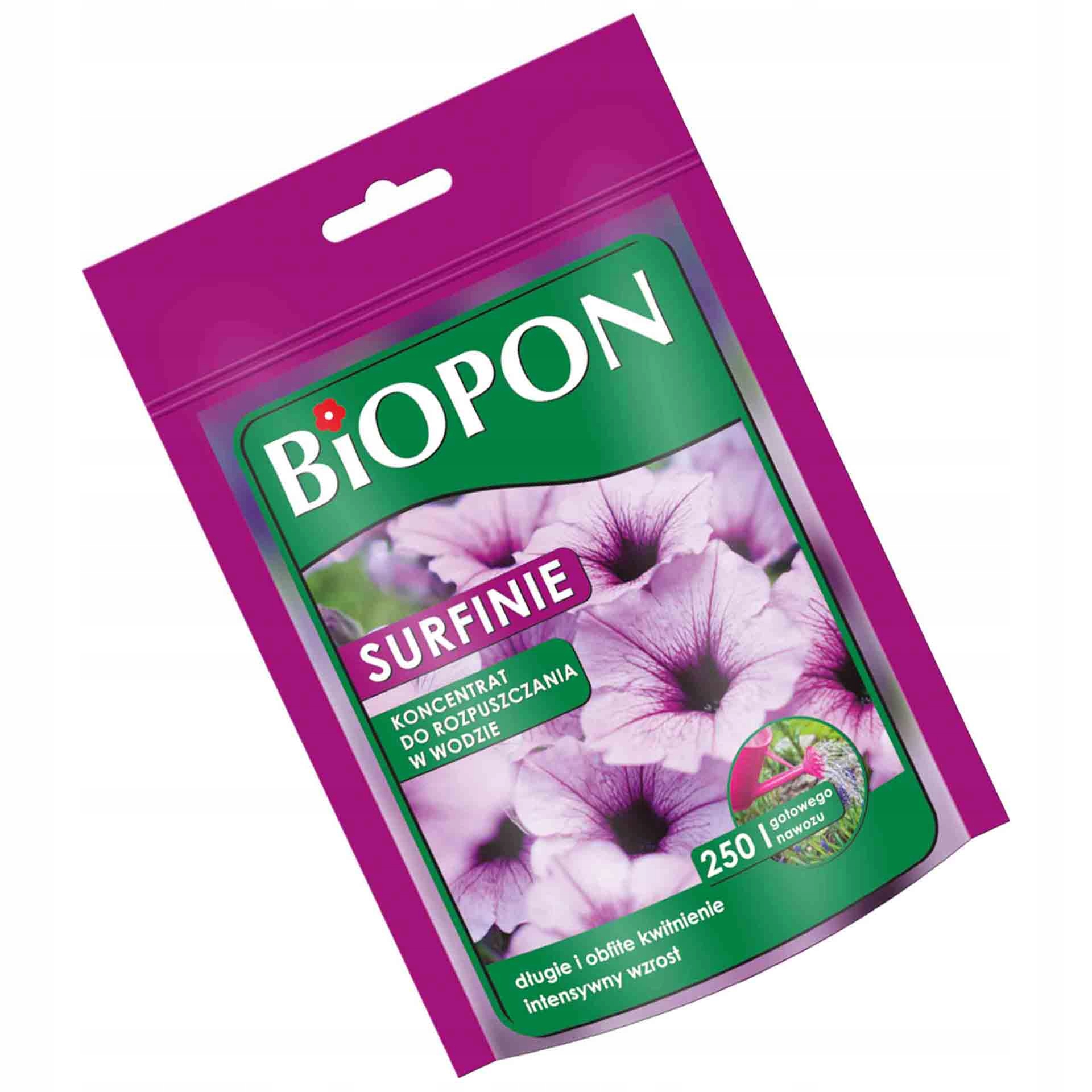 

Biopon Koncentrat Rozpuszczalny Do Surfinii 250 G