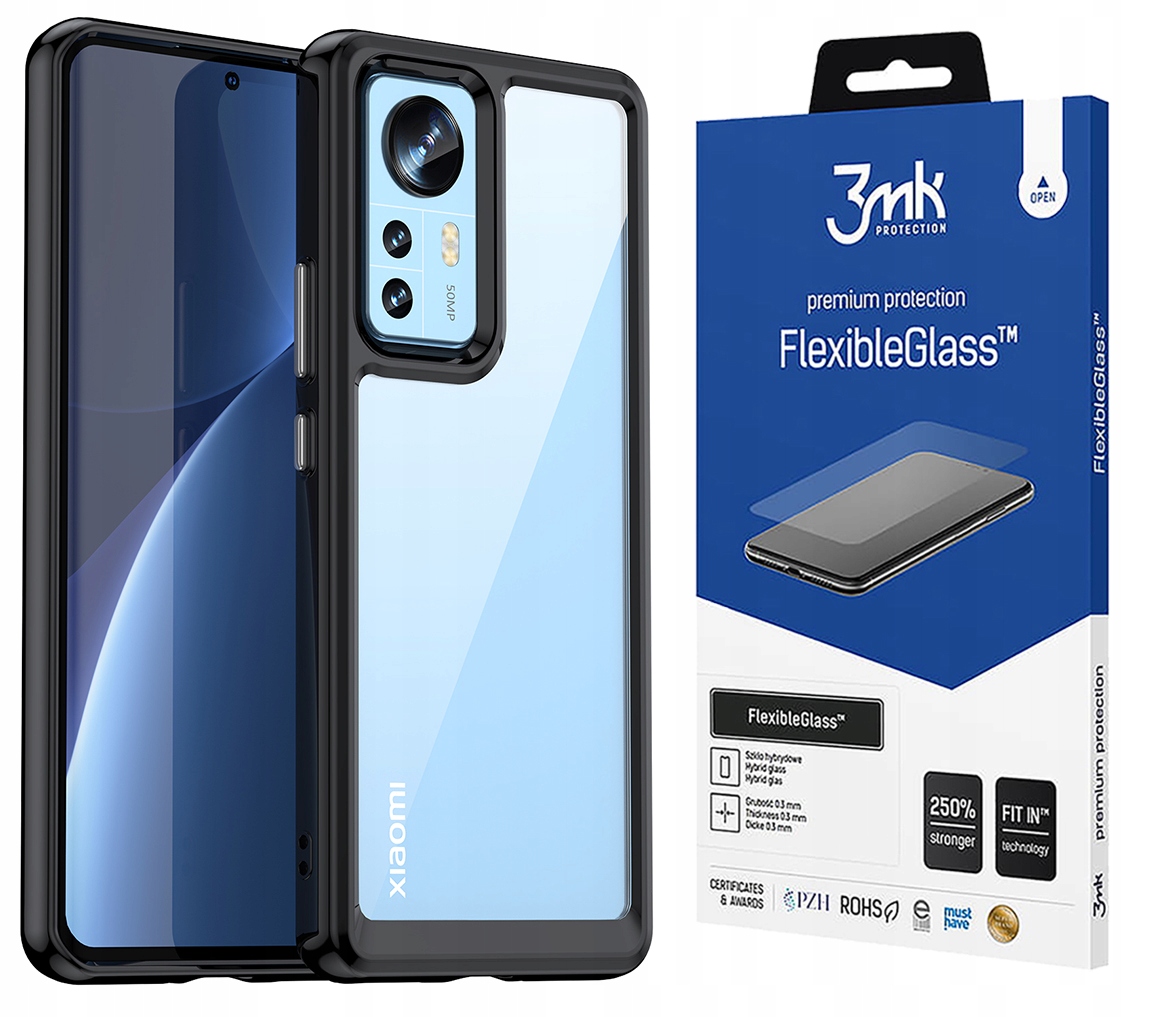 

Pancerne Etui do, Xiaomi 12T 12T Pro +Szkło 3MK