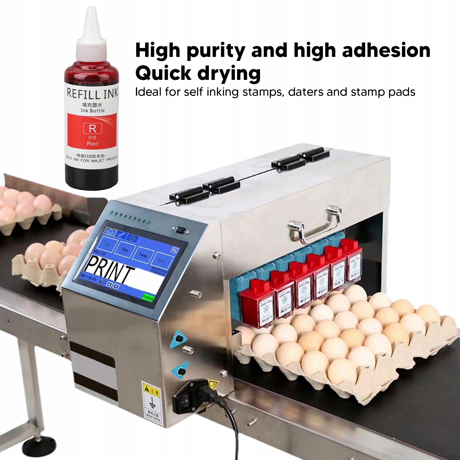 TUSZ DO STEMPLI I PIECZĄTEK 100ML CZERWONY EAN (GTIN) 7039244064182