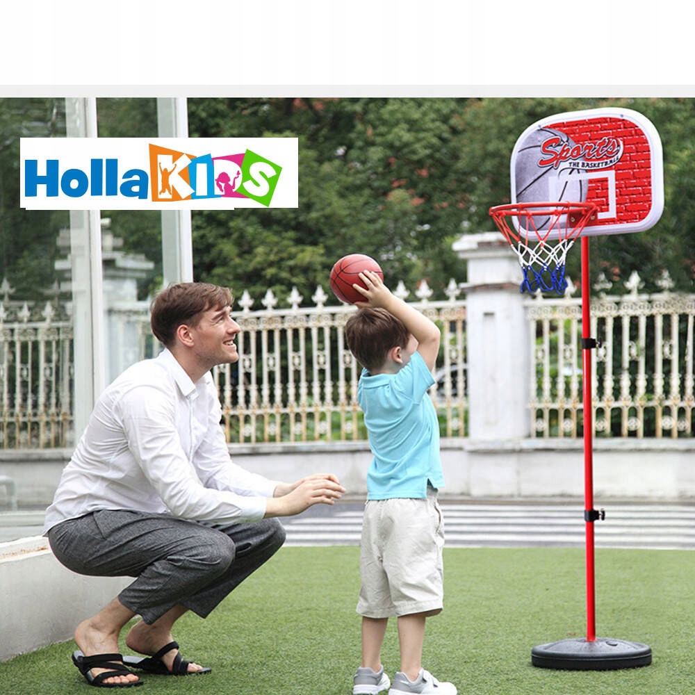 Zestaw do gry w kosza Koszykówka na stojaku 90-160cm PIŁKA pompka Regulacja Stan opakowania oryginalne