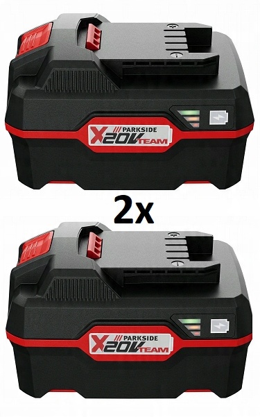 

2x Akumulator Bateria Parkside Pap 20 B3 20V 4Ah