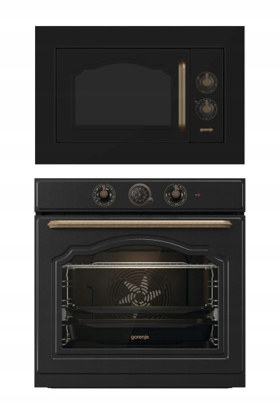 Piekarnik Gorenje BOS67372CLB AirFry + Mikrofala BM235CLB Linia Classico