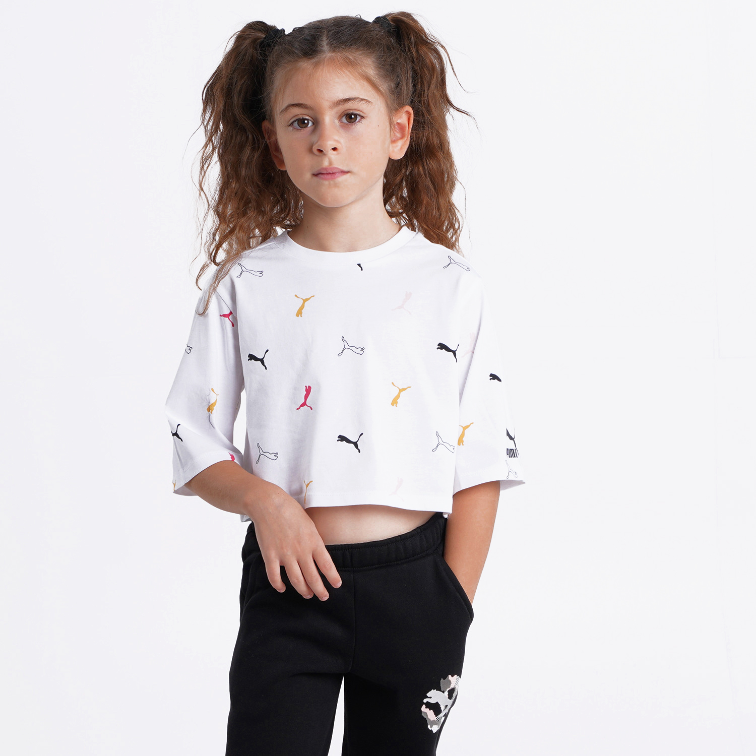 

2707 Puma Koszulka Dziewczęca Crop Top 152 cm