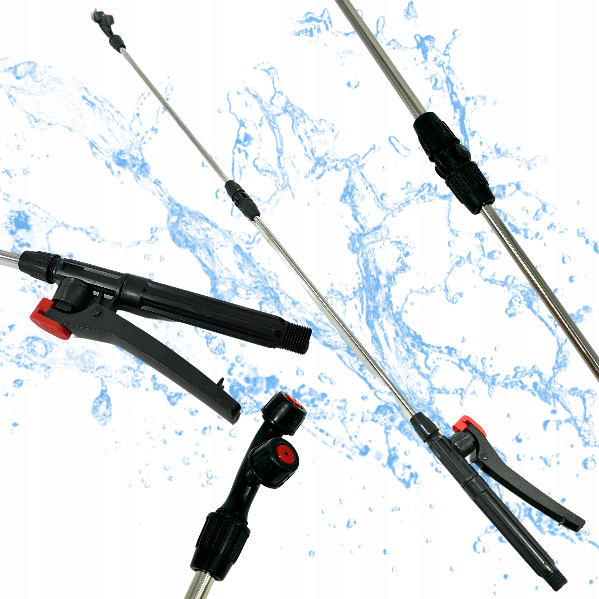 LANCA OPRYSKIWACZA TELESKOPOWA METALOWA DO OPRYSKIWACZY + RĘKOJEŚĆ 76-110CM