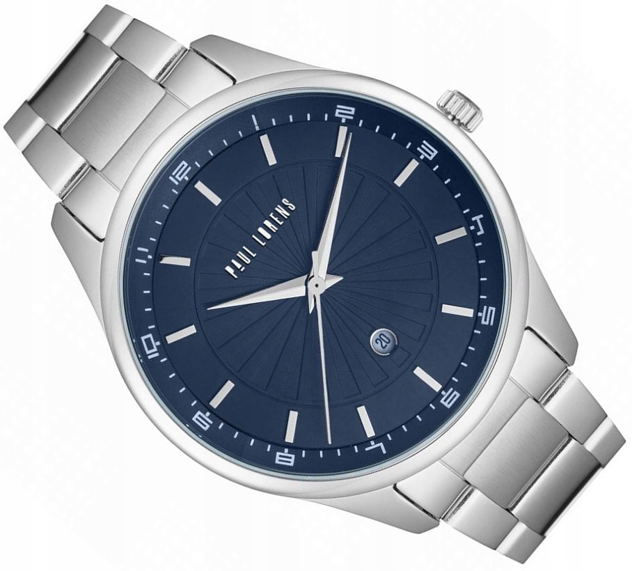 Pánské Hodinky Paul Lorens PL12156B2-6C1 Módní Ležérní S Datumovkou 44 mm