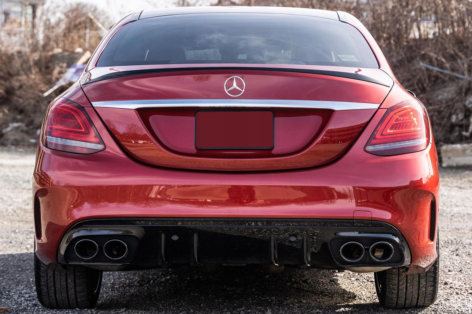 MERCEDES C-CLASS W205 DYFUZOR TYLNY PDC STYL AMG Producent części Inny