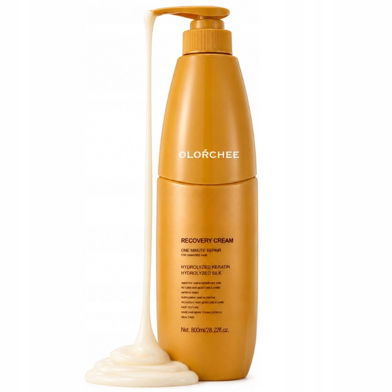 Olorchee Ekspresowa Odżywka Regenerująca Z Keratyną Recovery Cream 800ml