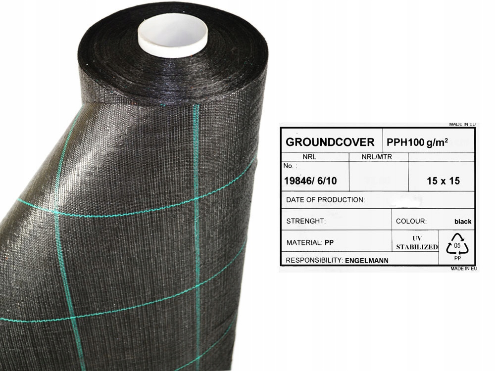 

Tkanina Mata Szkółkarska Ogrodnicza 100g/m2 105cm