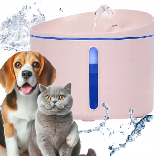 Levně Fontána Napáječka pro kočky psa automatická Led tichá filtr Dogness 3,2 l