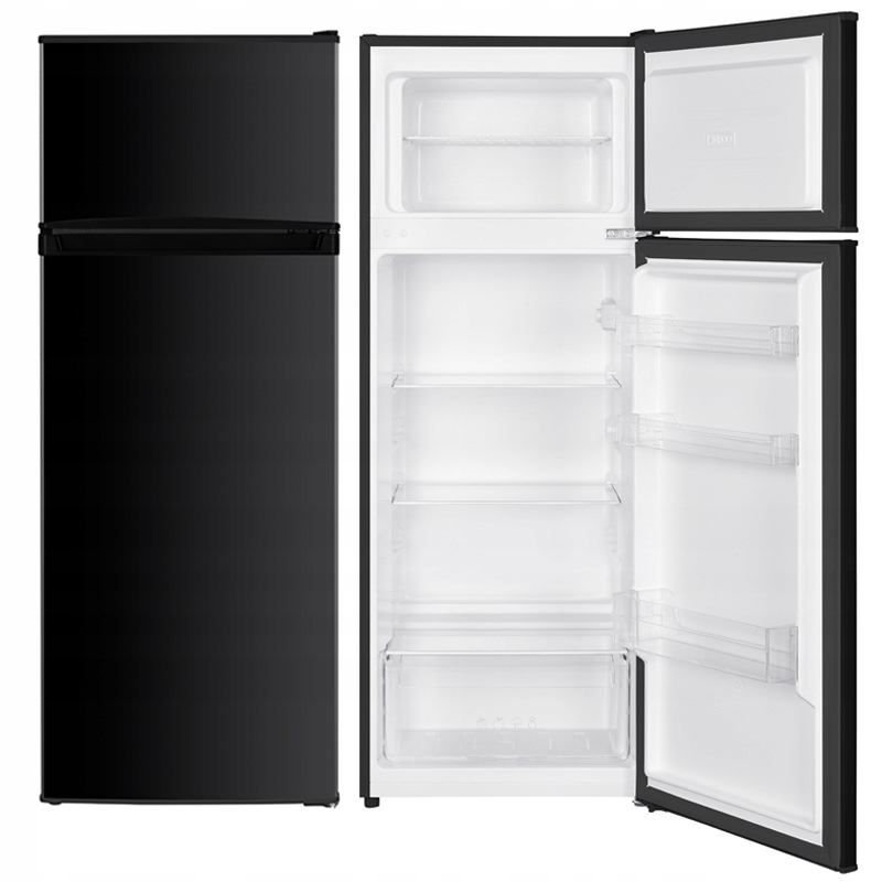 LODÓWKA CHŁODZIARKO-ZAMRAŻARKA 206L LED 143cm Szerokość produktu 54.5 cm