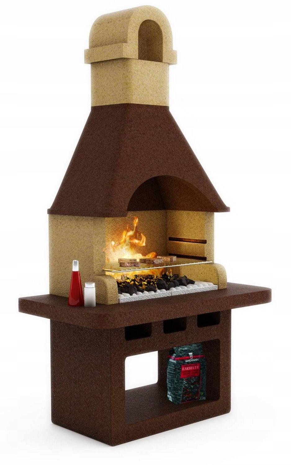

Landmann Grill betonowy Bari Barwiony 215cm-0452MA