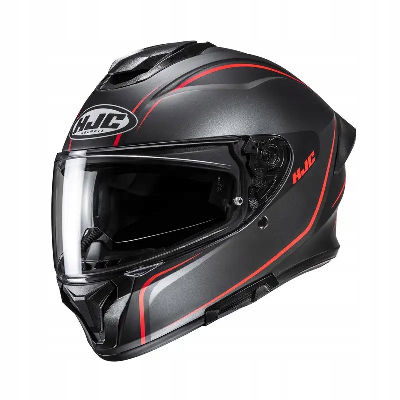 Motocyklová prilba Hjc C71 Quez Black Red M