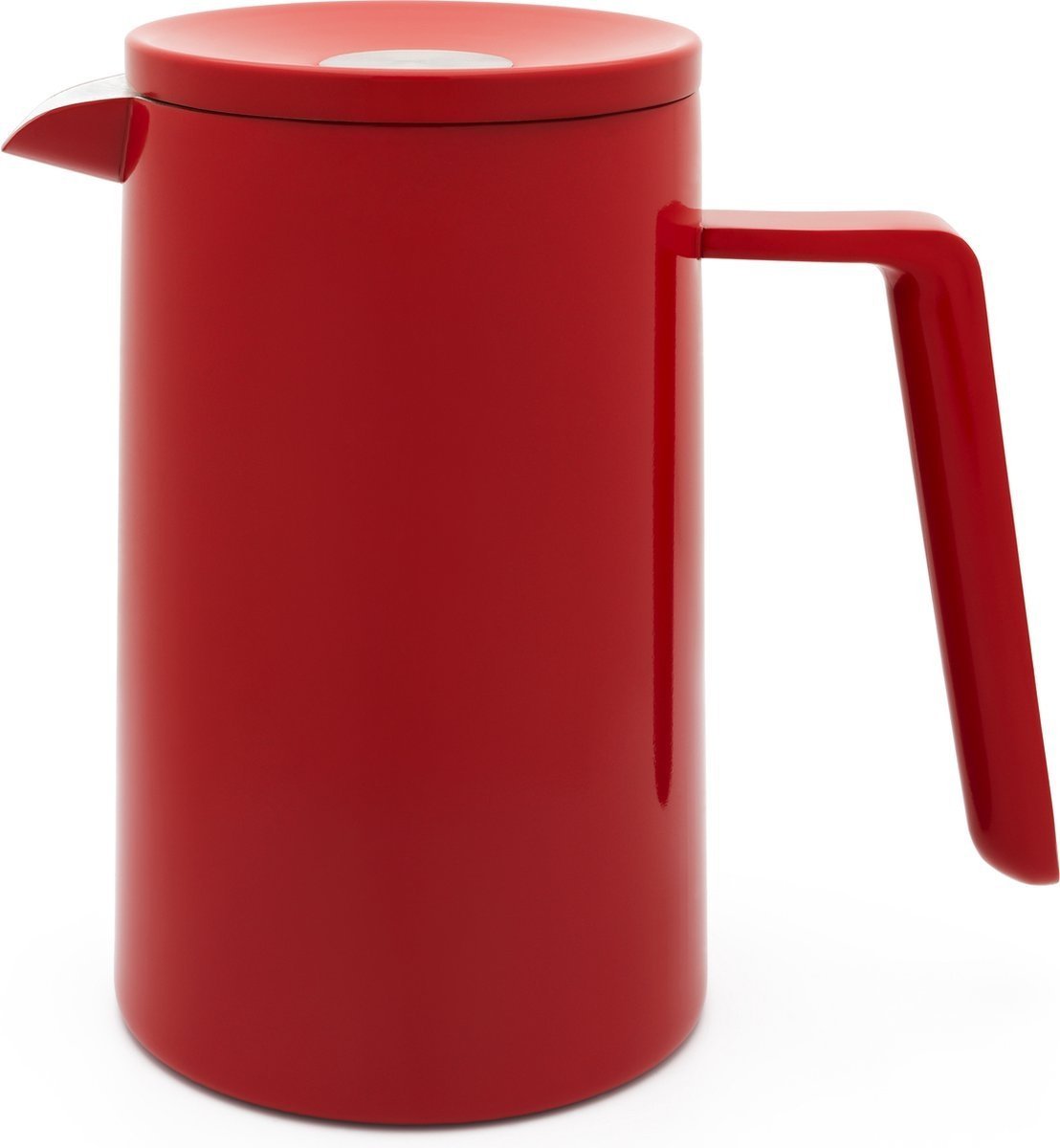 Kaviareň French Press Leopold Vienna San Marco Oceľový džbán 1 L Červený