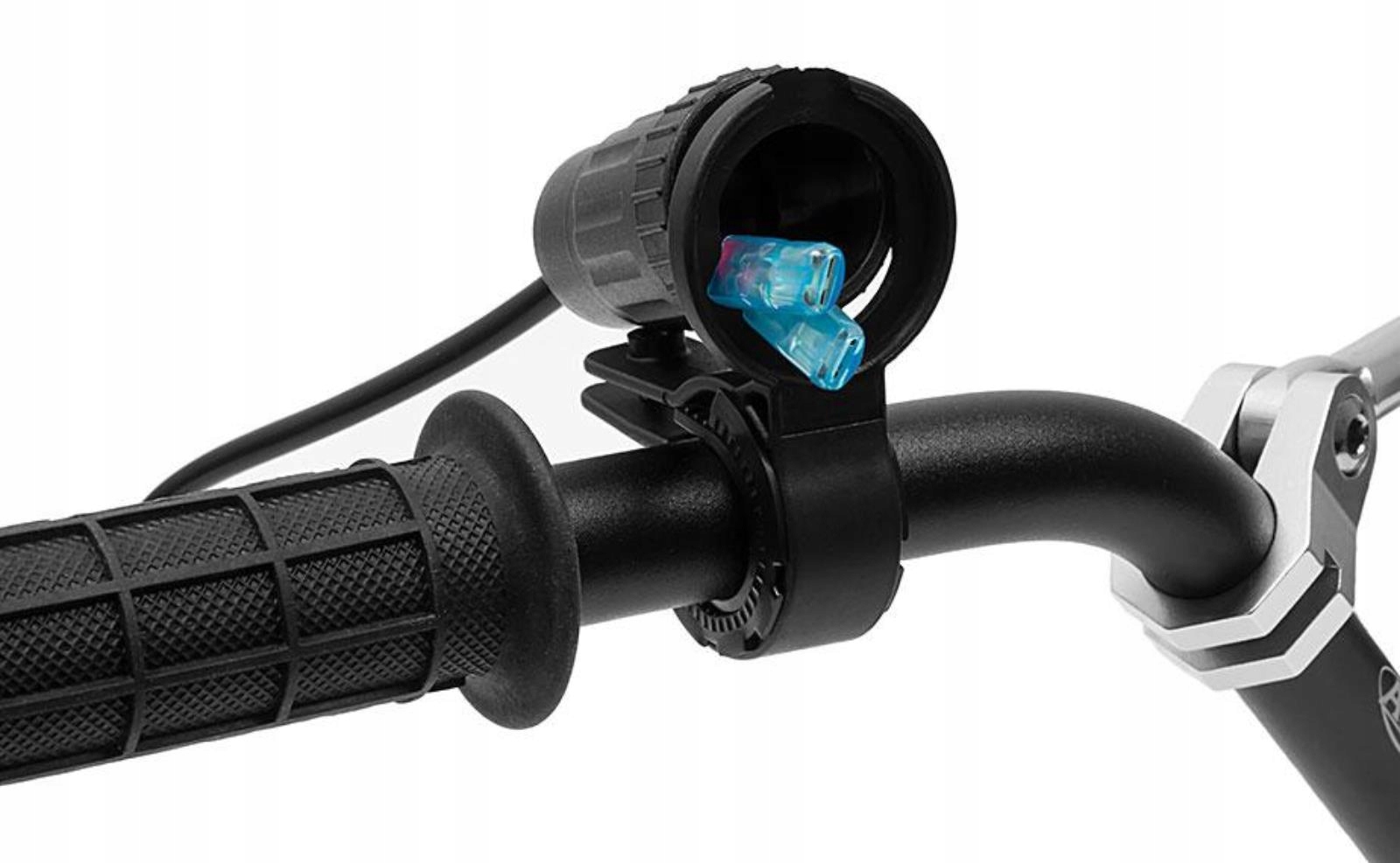 Biketec Adapter Do Gniazd Usb I Zapalniczki Montowane Na Kierownice Komplet