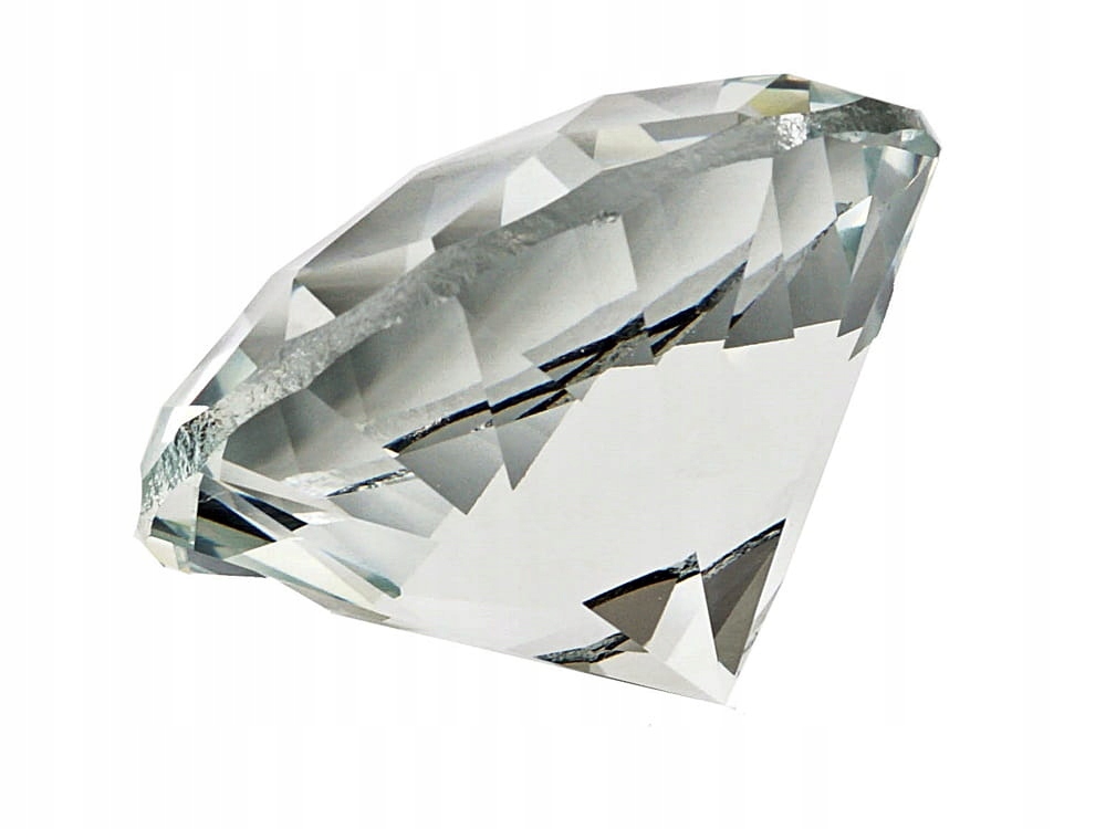 

Szklany Diament Kryształ Duży 6 cm