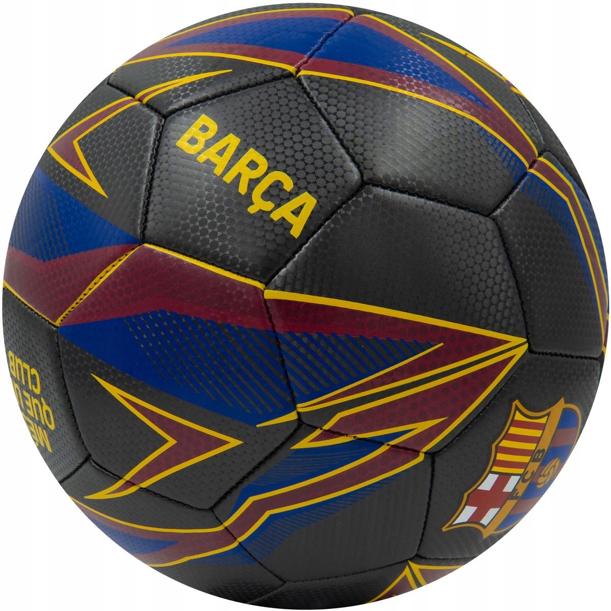 Fc Barcelona fotbalový míč Arrows Carbon velikost 5 černý