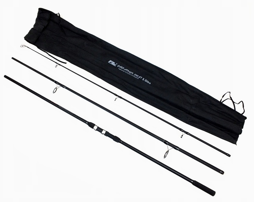 WĘDKA GRUNTÓWKA GRUNT KARPIOWA KARPIÓWKA CARP ATTACK 3,5lbs 3,9m+ POKROWIEC