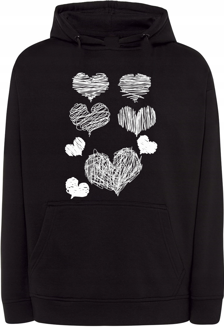 Mikina s pěkným potiskem Srdce vel. M