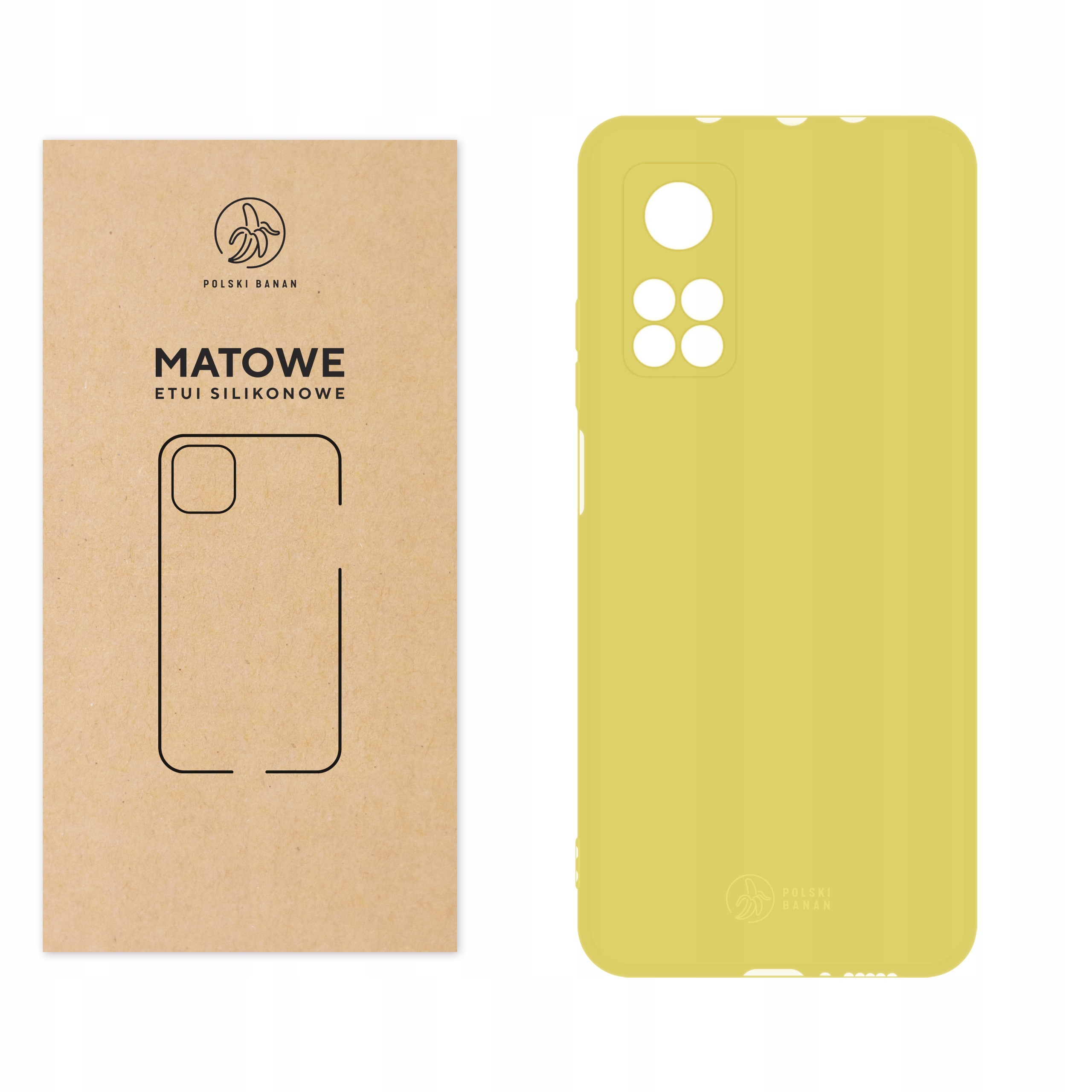 

Etui Matowe do Xiaomi Mi 10T Pro żółte
