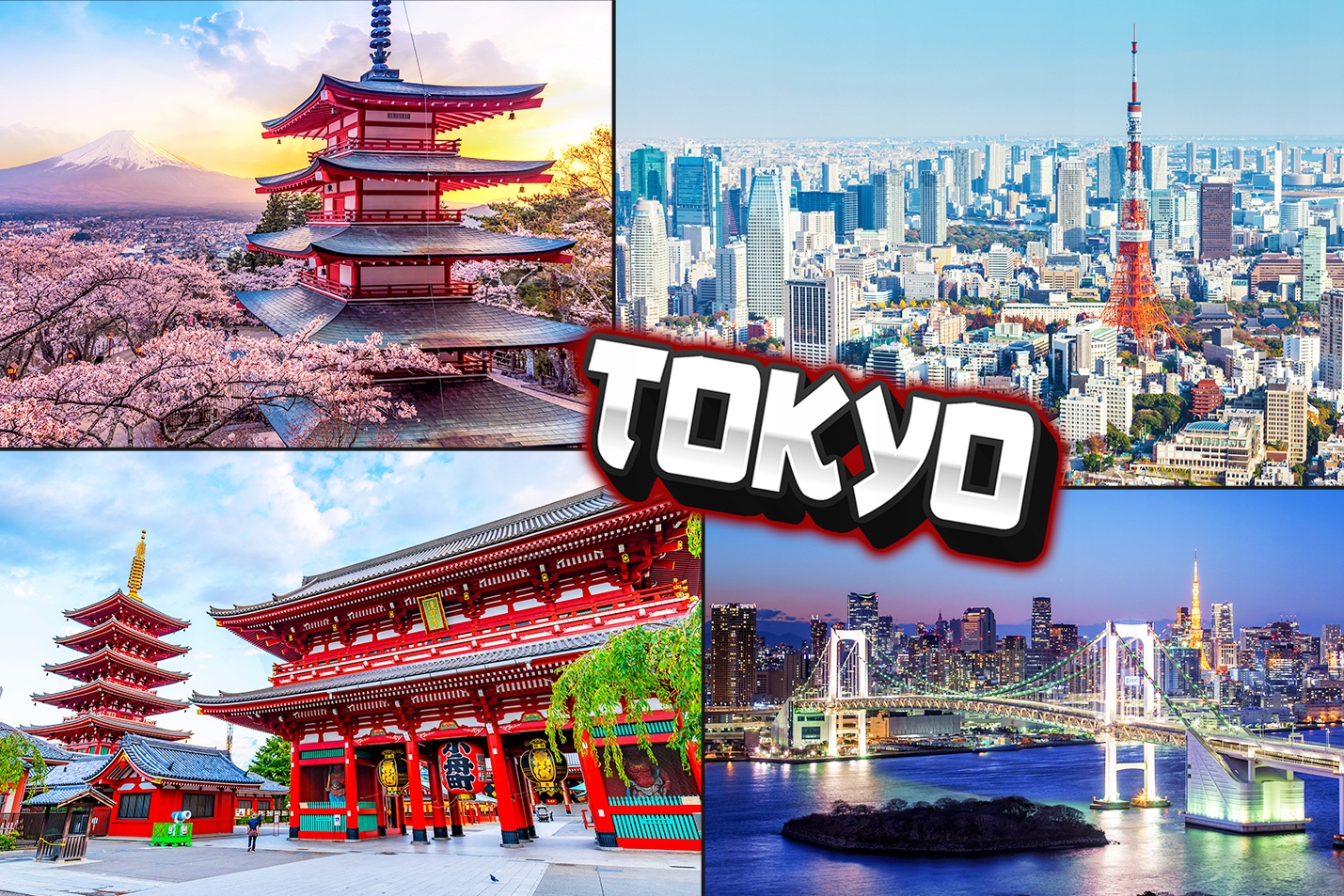 

Magnesy na lodówkę miasta Świata - Tokio