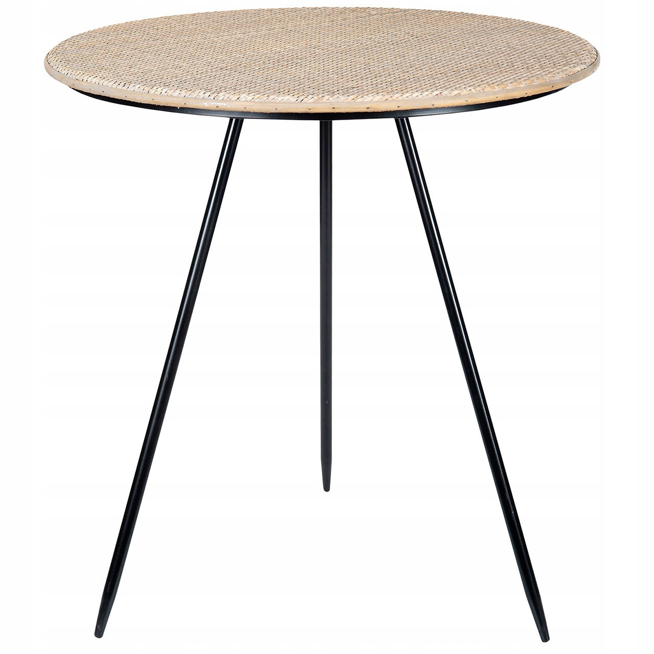 konferenčný stolík Bambusový boho priemer 59 cm