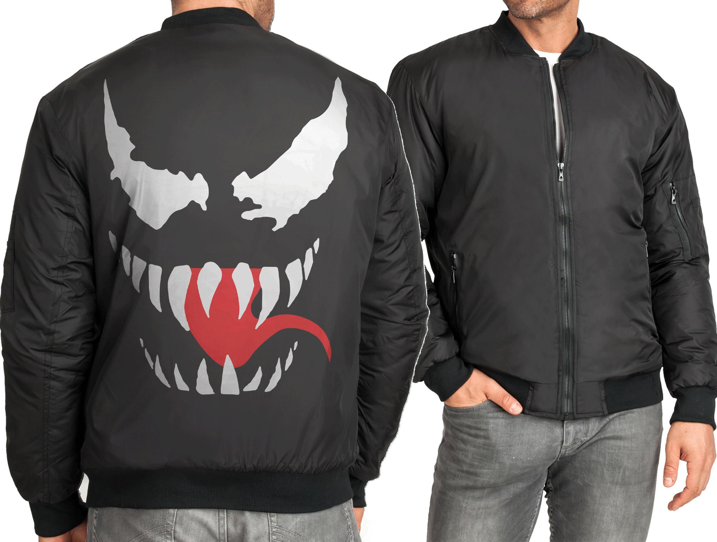 

Kurtka Męska Marvel Venom Bomberka Przejściowa