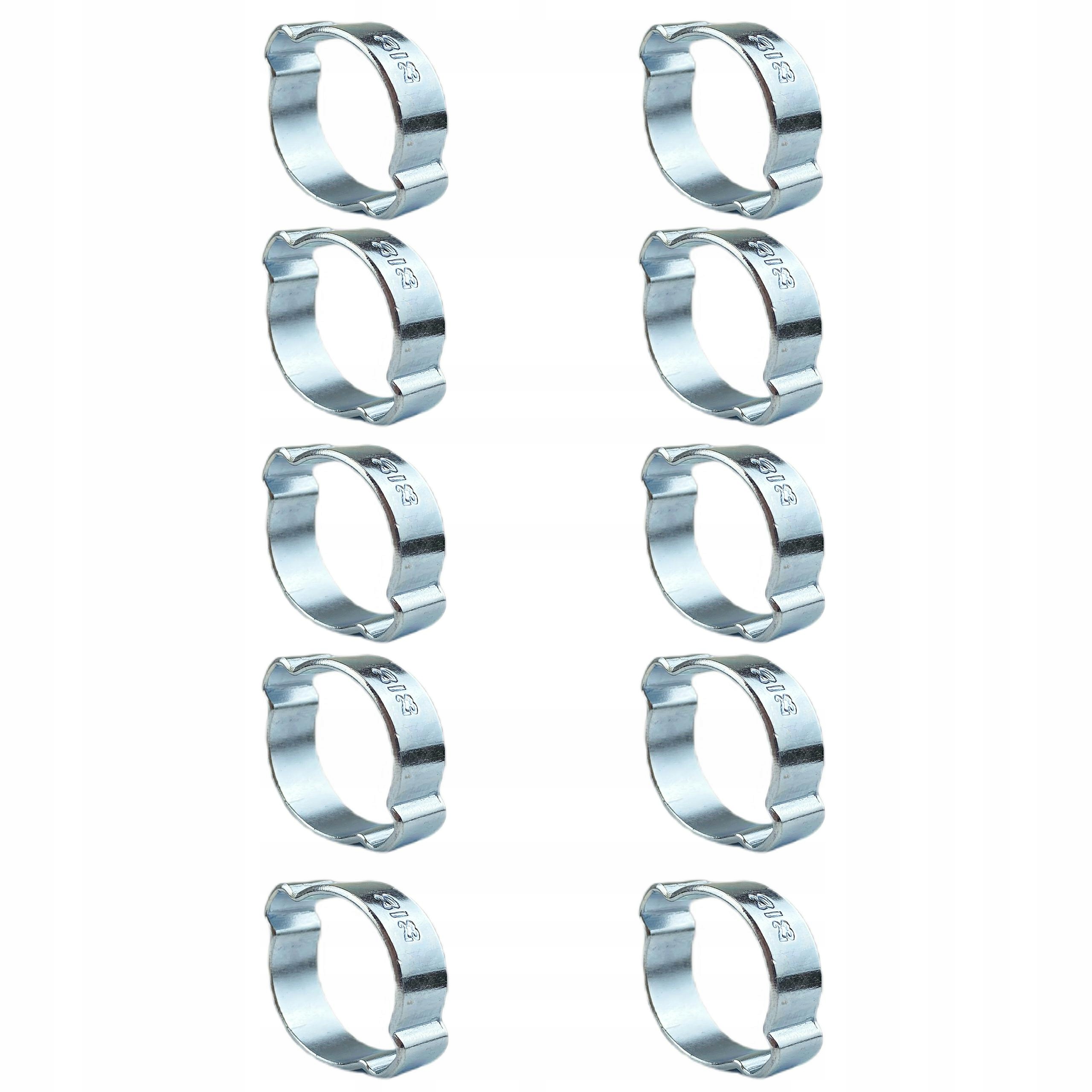 Zestaw 10x Obejma Opaska Zaciskowa 20-23 mm 8 mm 075911