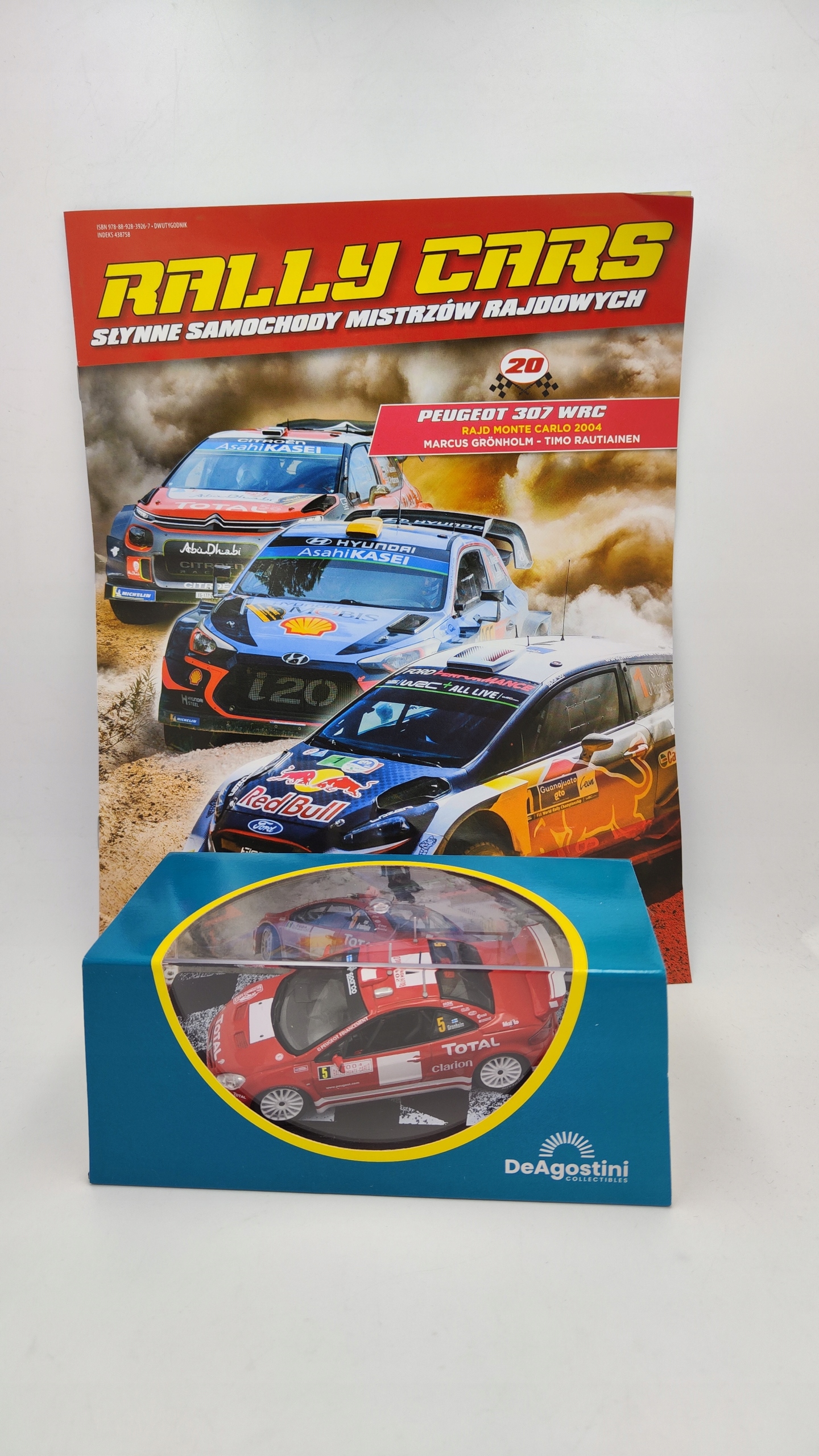 Peugeot 307 Wrc M.Gronholm T. Rautiainen 1:43 č.20 DeAgostni