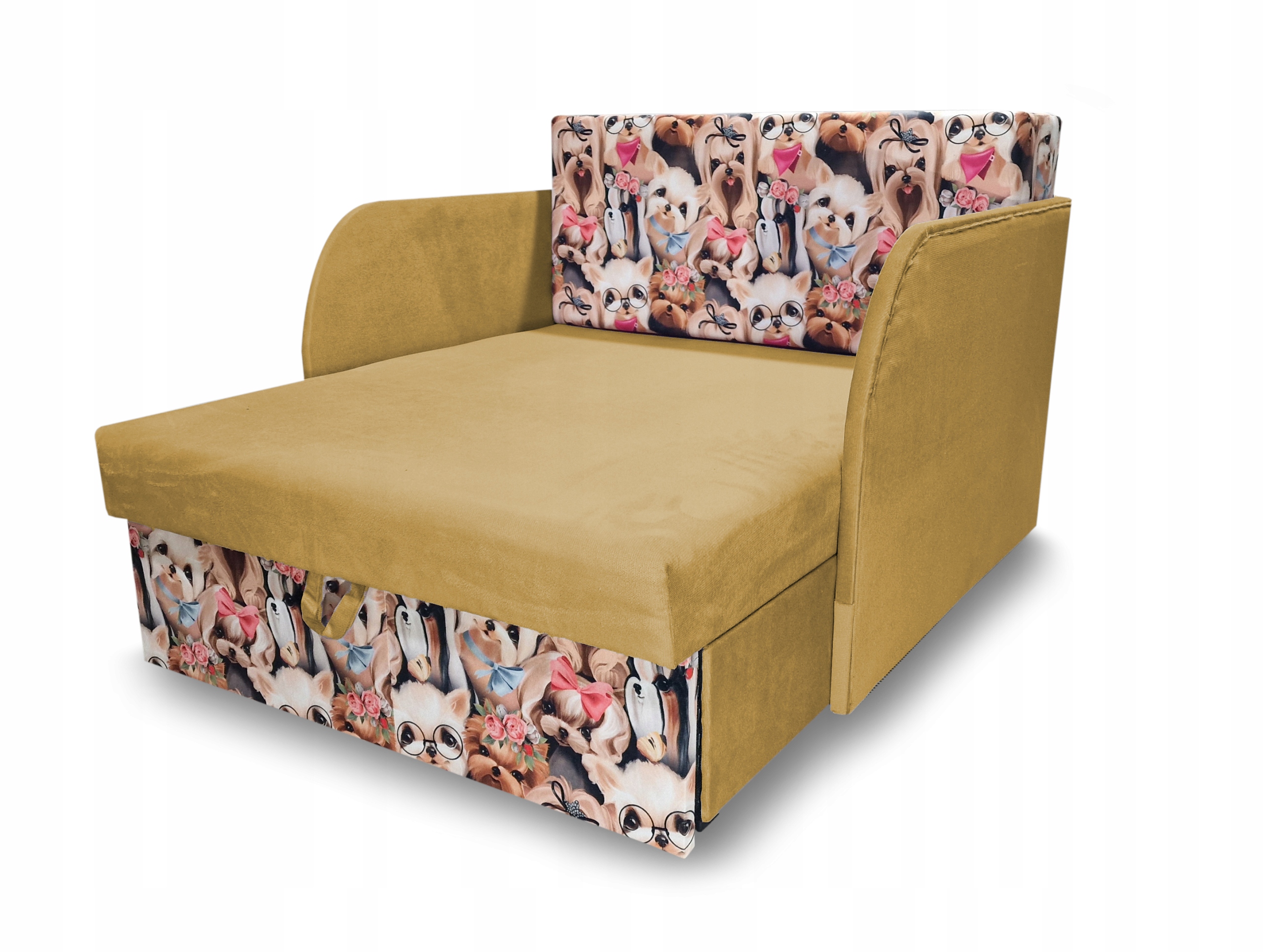 Rozkładane łóżko dziecięce z piankowym materacem - wygoda i komfort