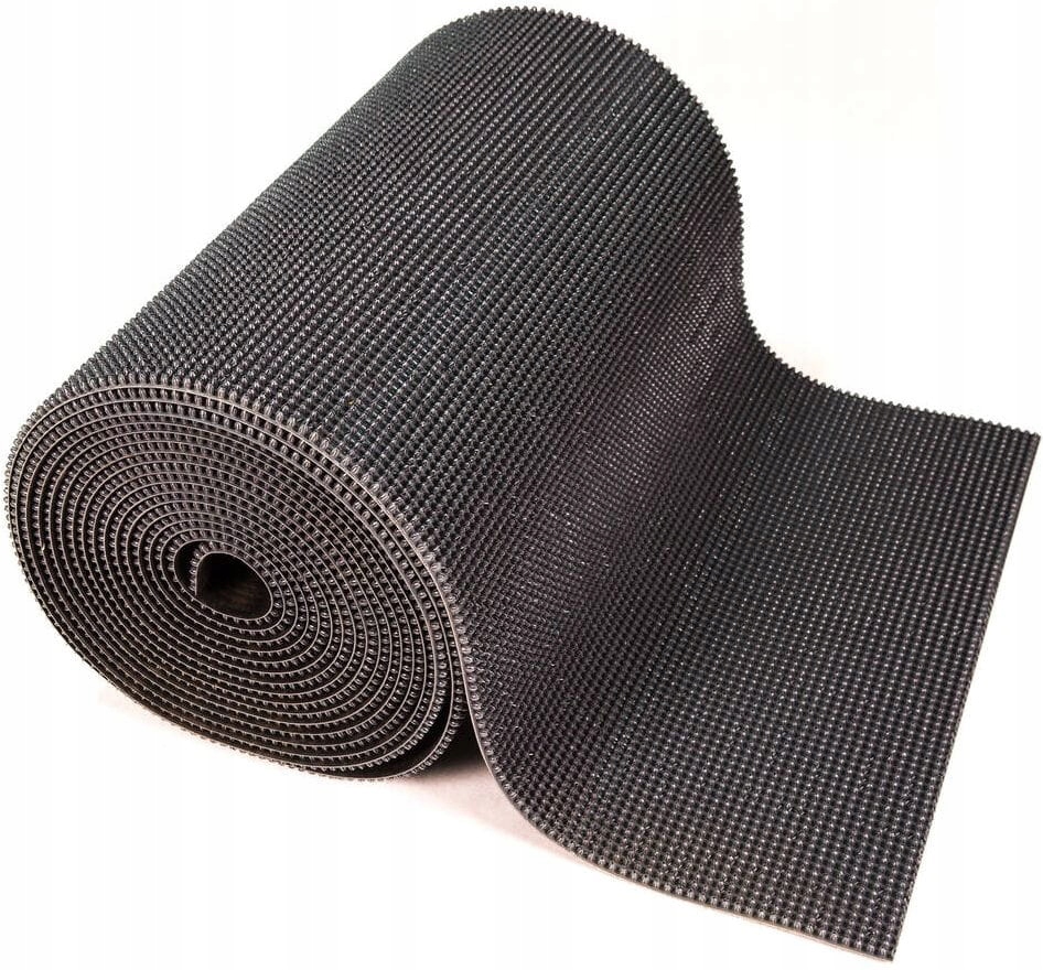 Jehlová rohožka pod dveře domu Easy Turf Grafit 90x100 cm Šedá