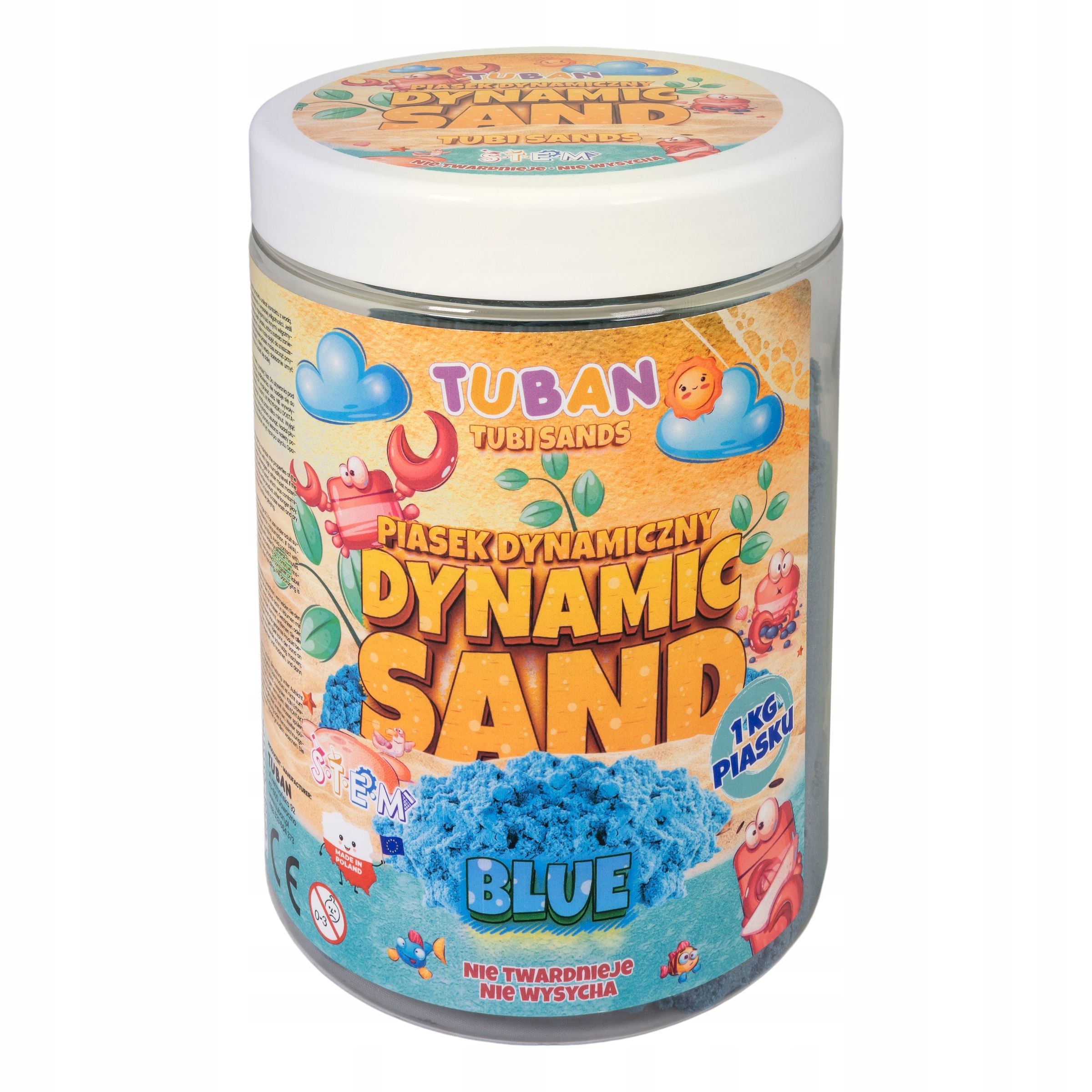 

Piasek dynamiczny magiczny niebieski 1kg polski
